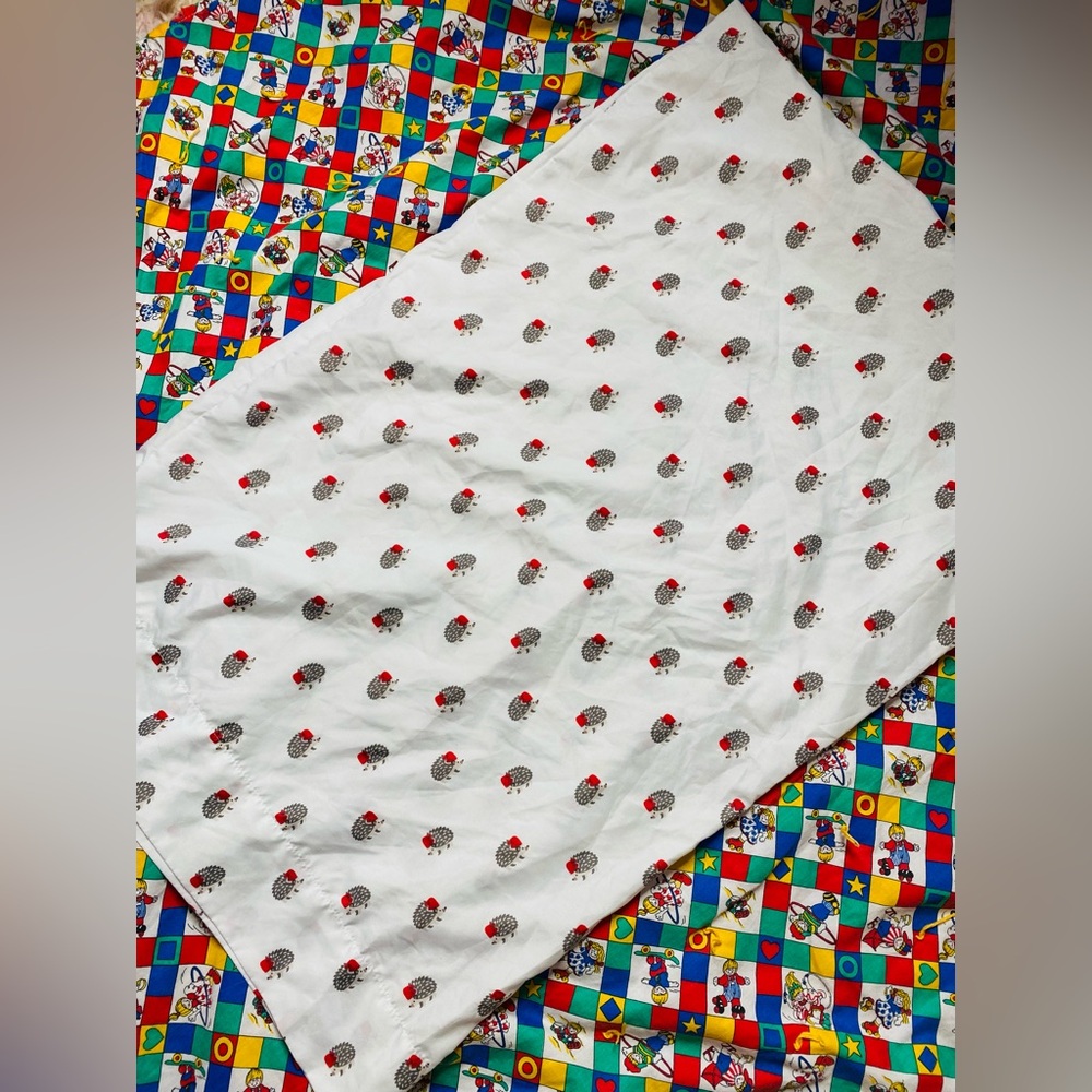 Santa porcupine pillowcase